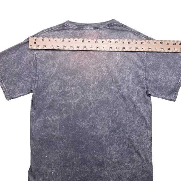 Coca-Cola T-shirt Medium Gray Acid/Bleach Wash‎ Spell-out Script - Picture 4 of 6